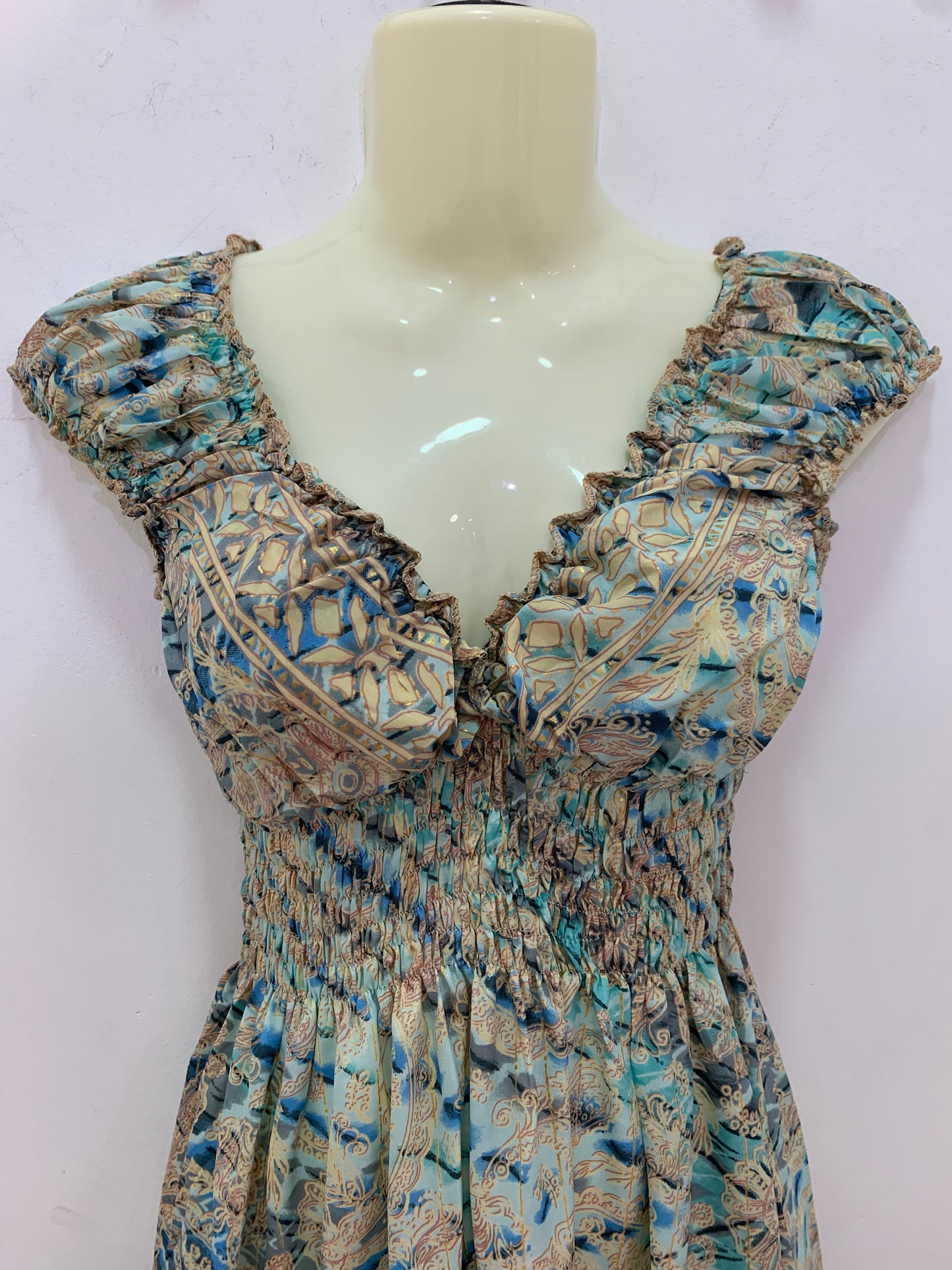 Vestido 1024SK Azul Claro