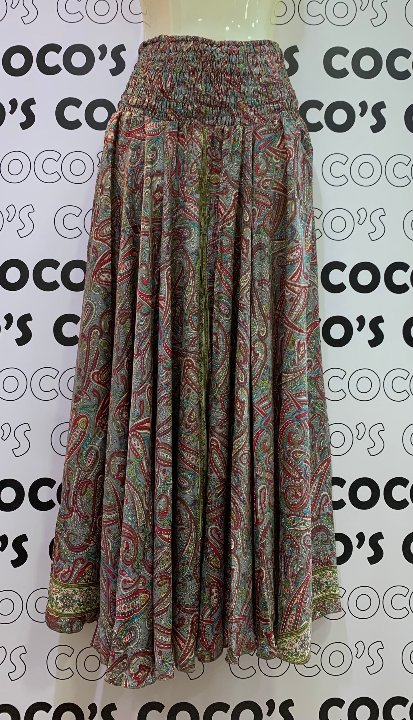 Pantalón Ancho largo Gris