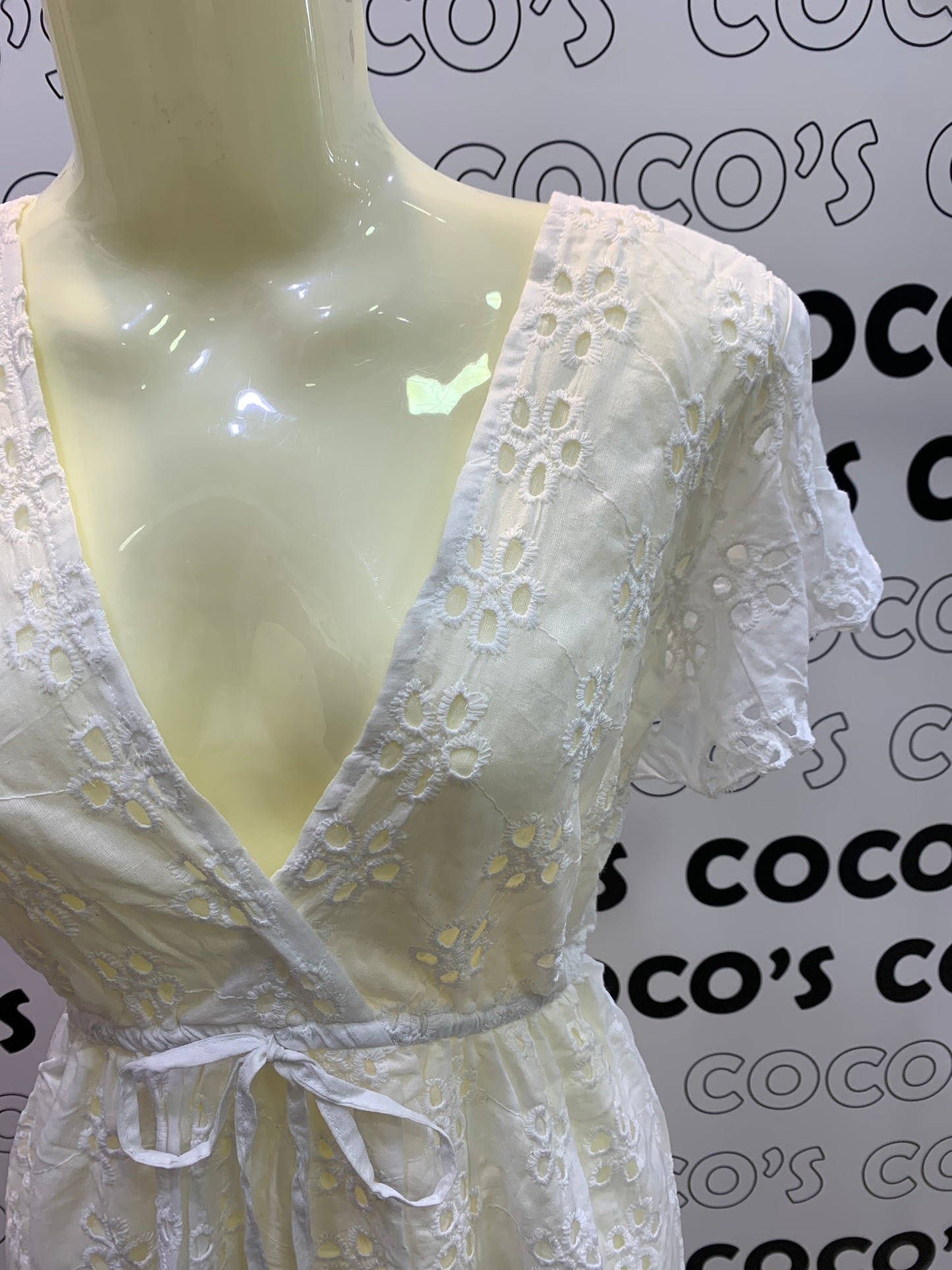 Vestido Corto Sabri Sifly Blanco