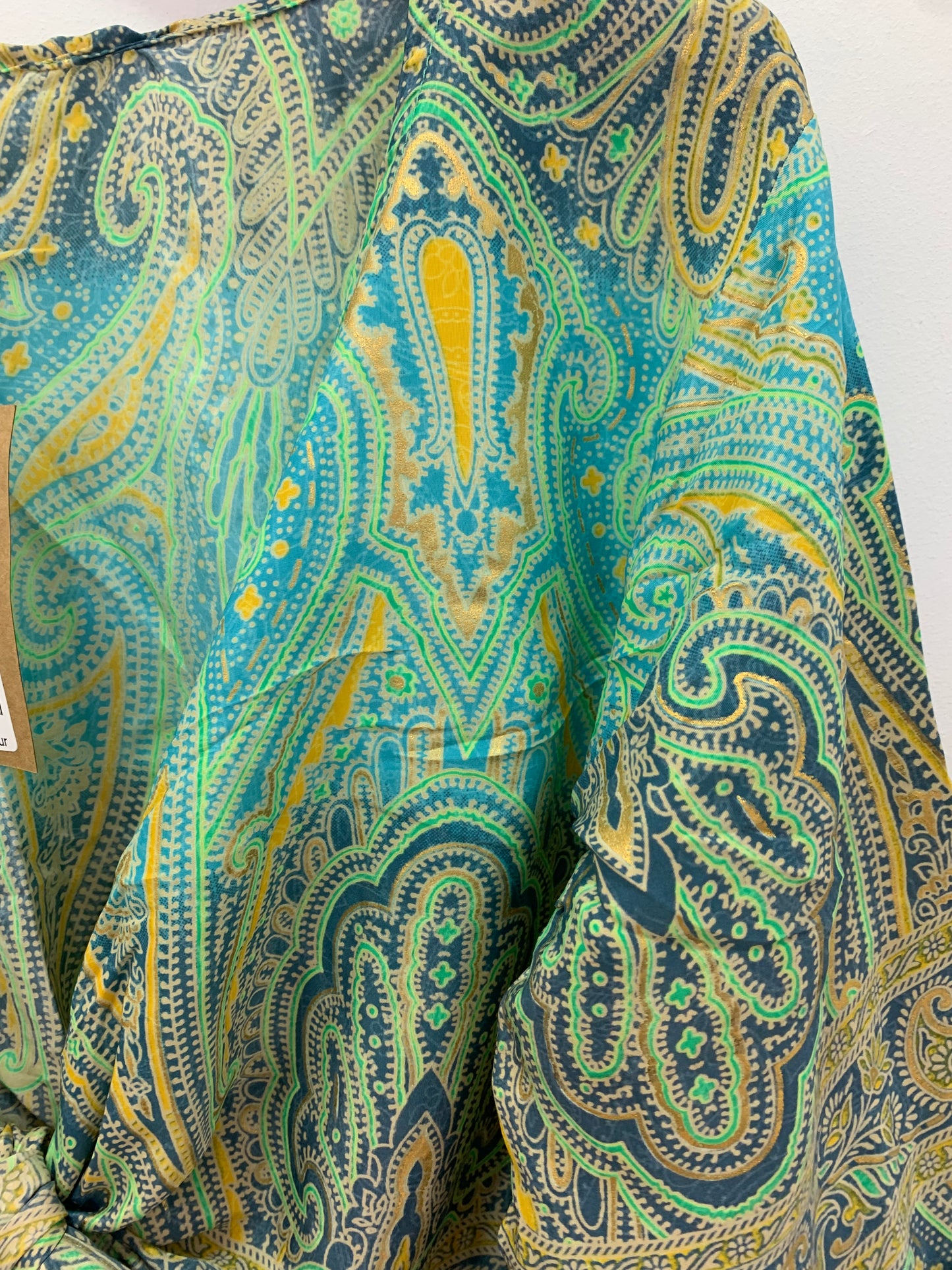 Top Princess Verde Flúor Amarillo Turquesa