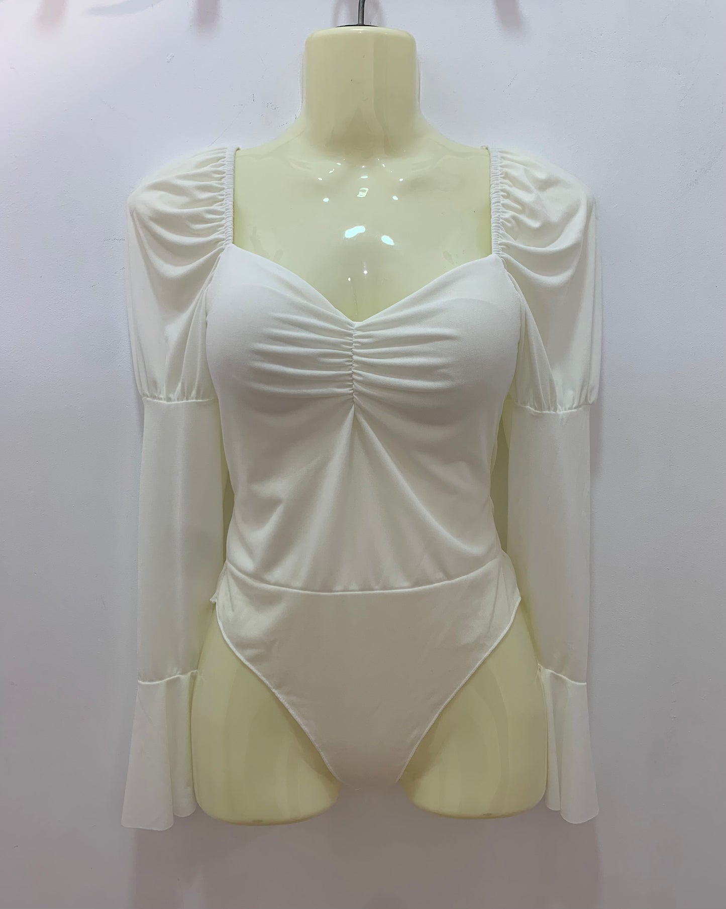 Body Blanco Manga Larga