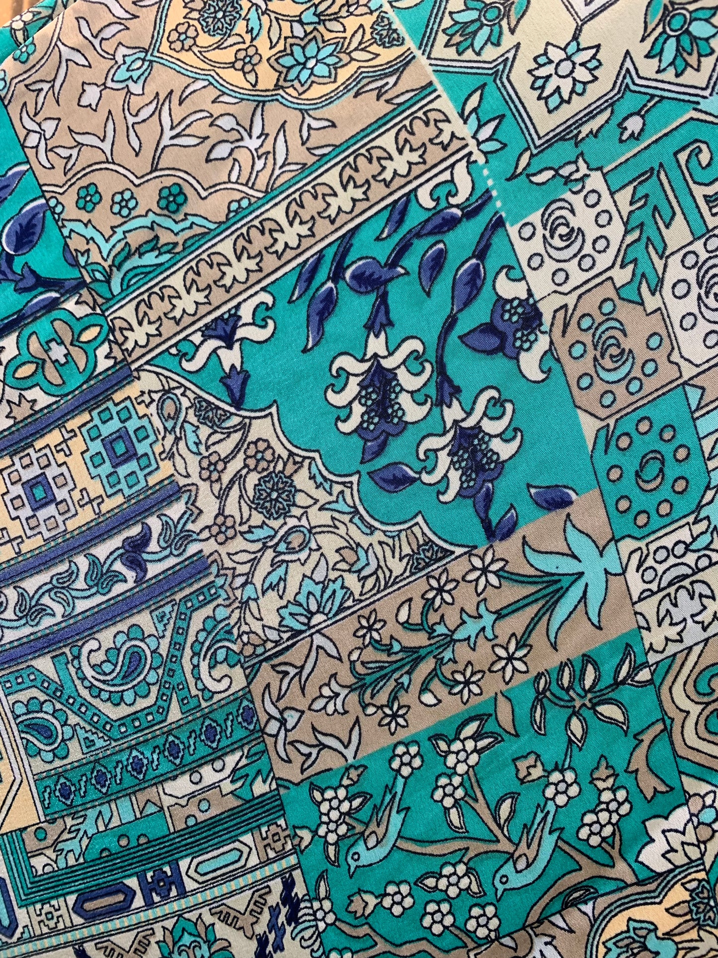 Vestido 6044 Verde Azul