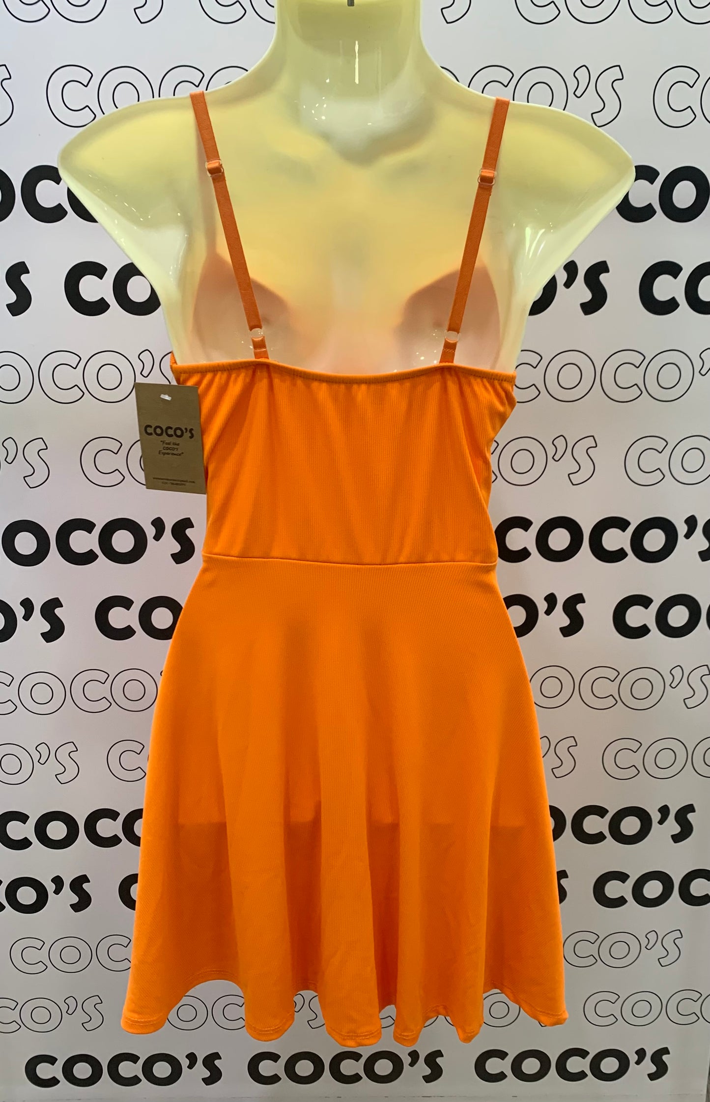 Vestido Naranja Nudo