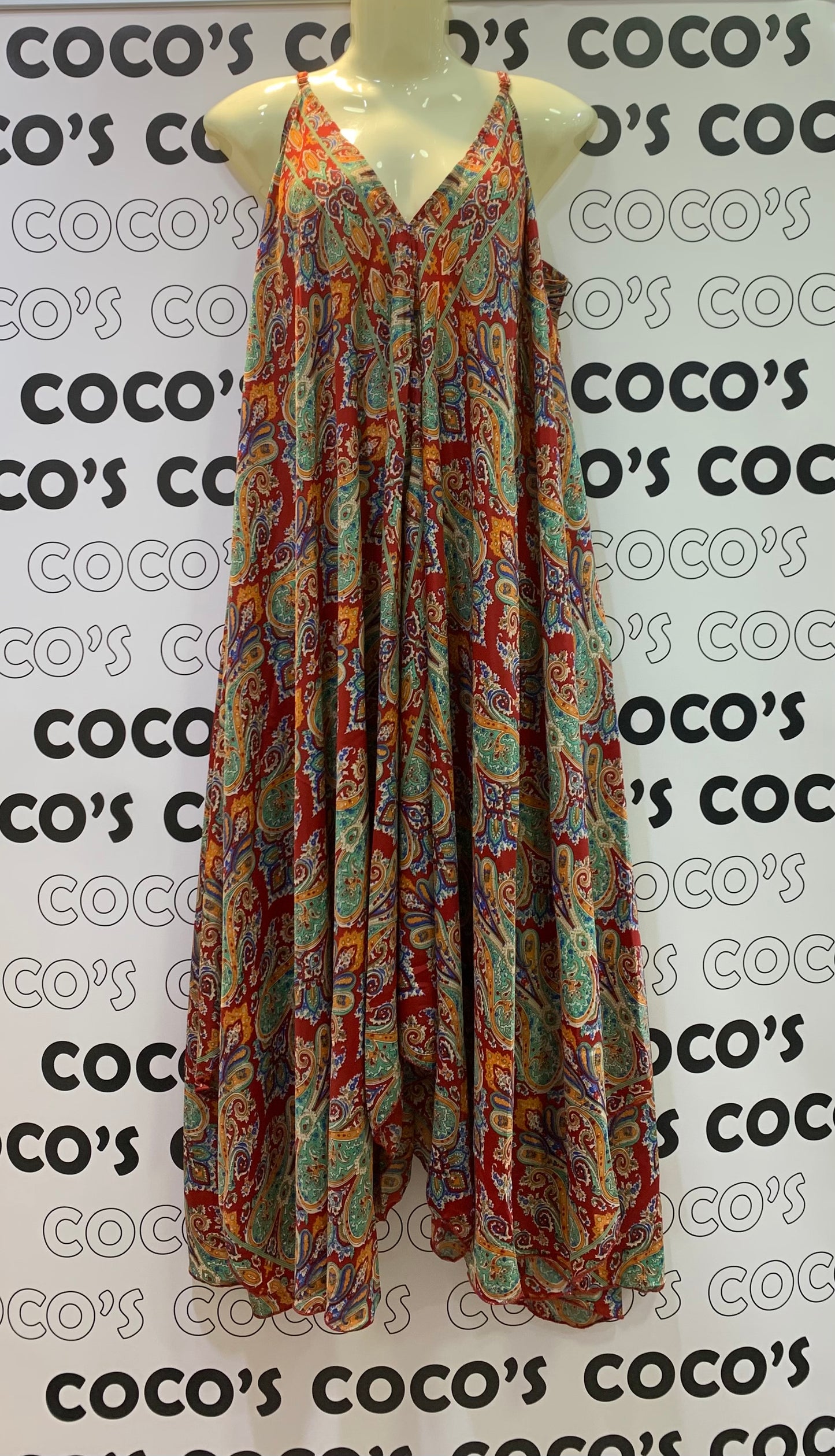 Vestido 6044 Rojo Cachemira