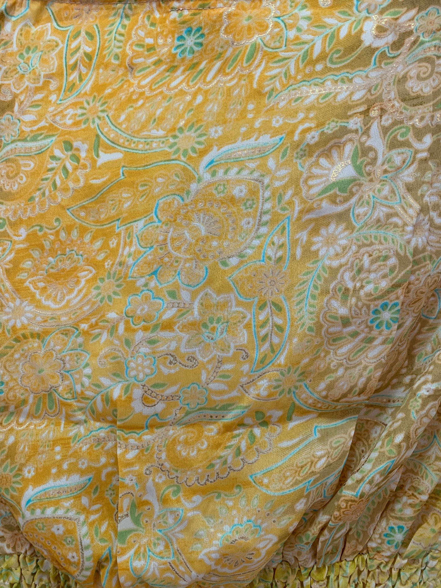 Top Anika Amarillo y Verde