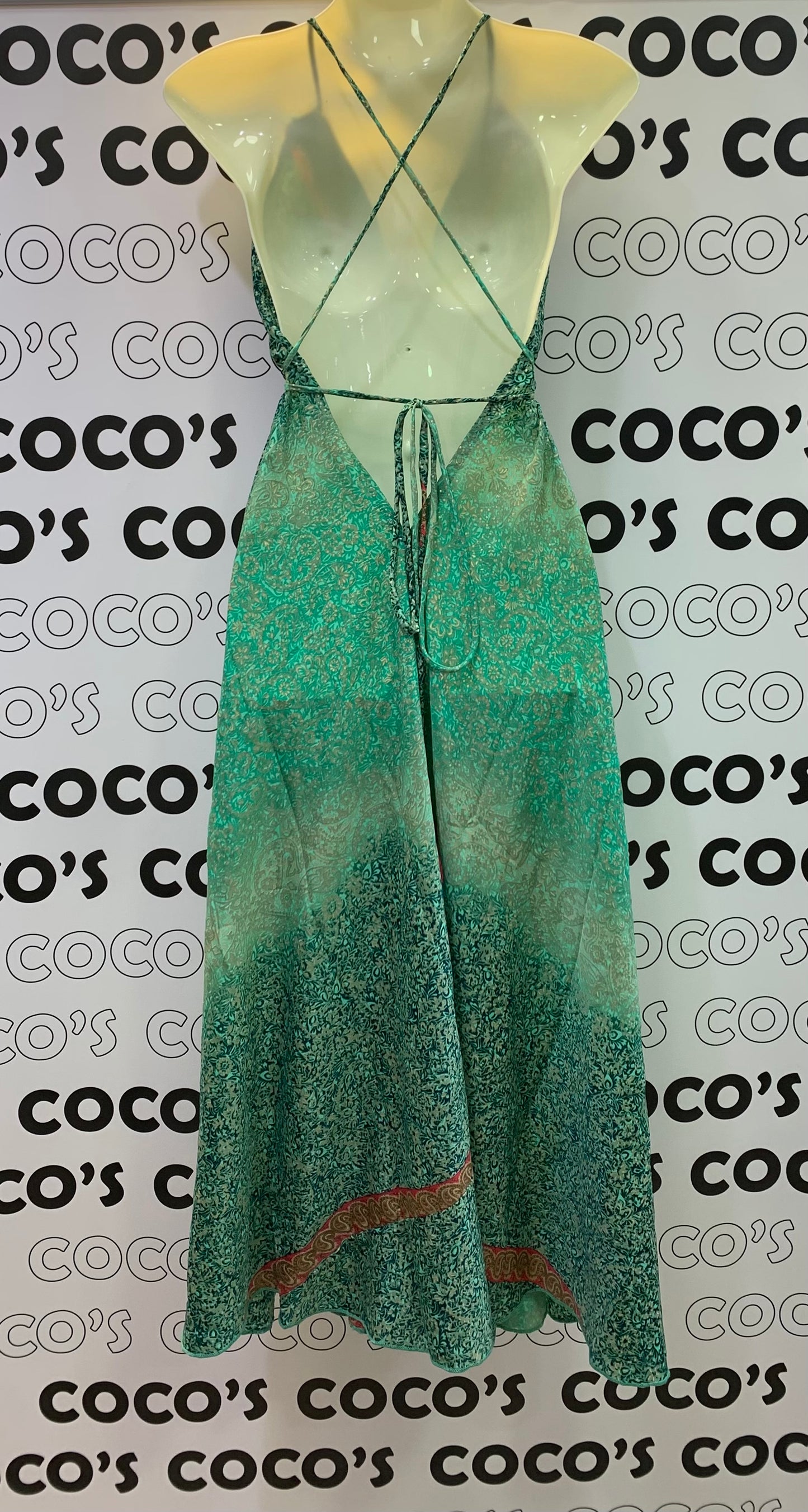 Vestido Espejos Verde Multiposición