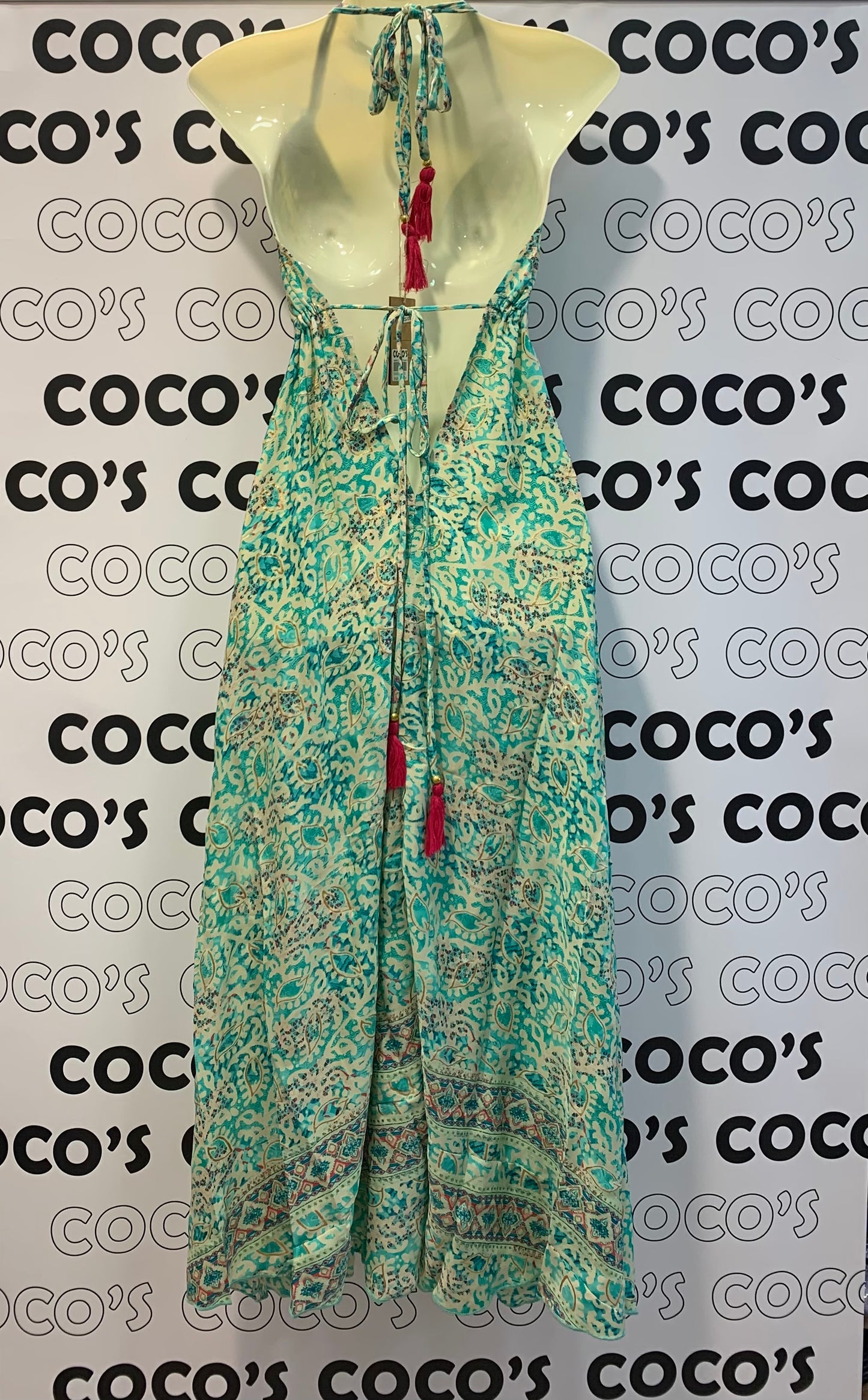 Vestido Espejos Verde