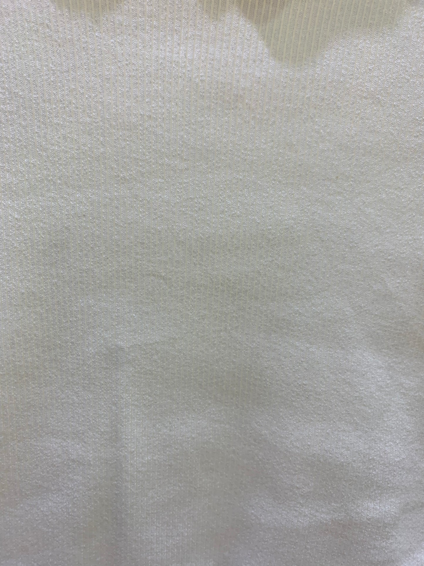 Top Cropped Canalé Blanco Botones