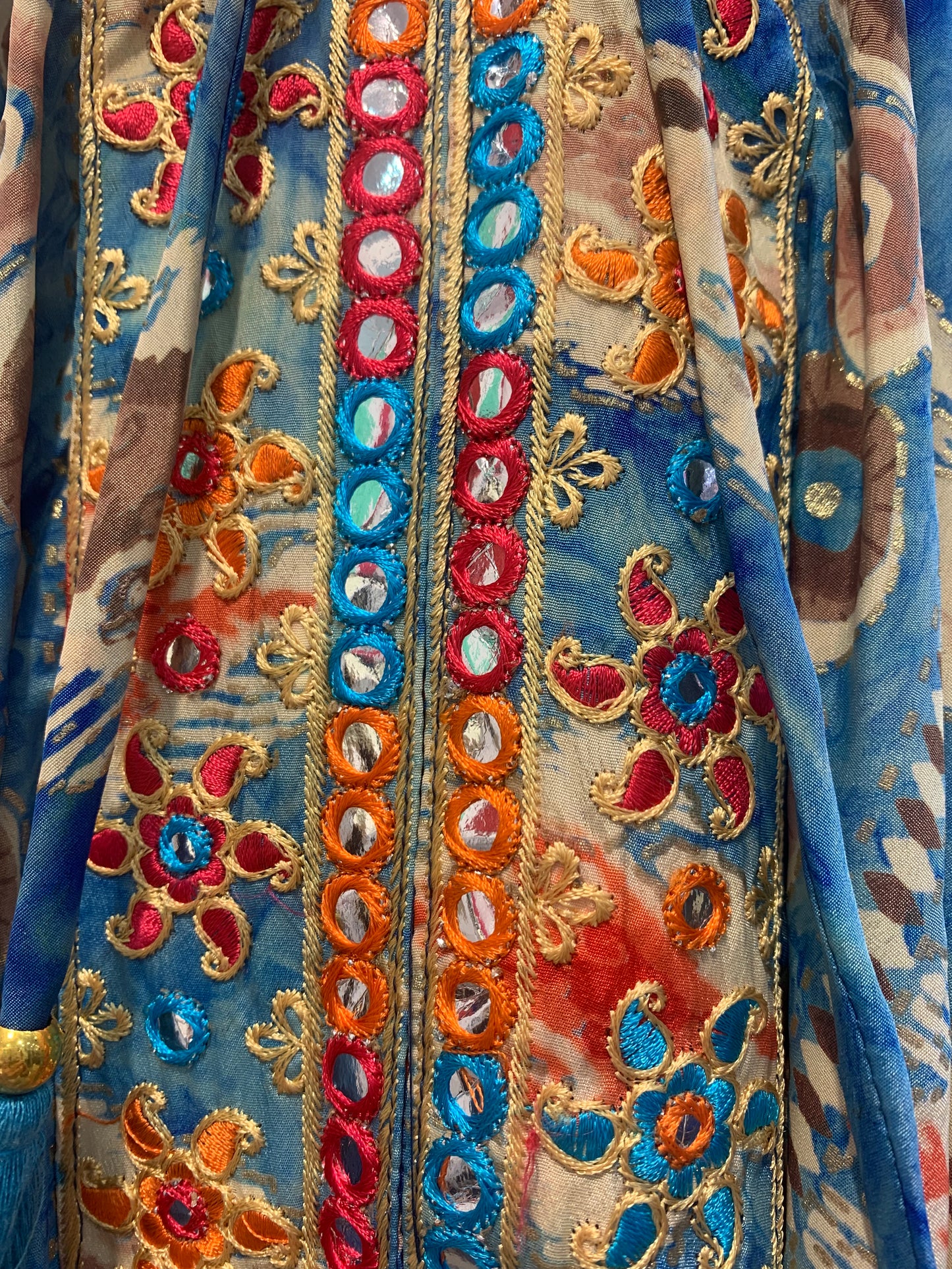 Vestido Espejos Azul Multiposición .