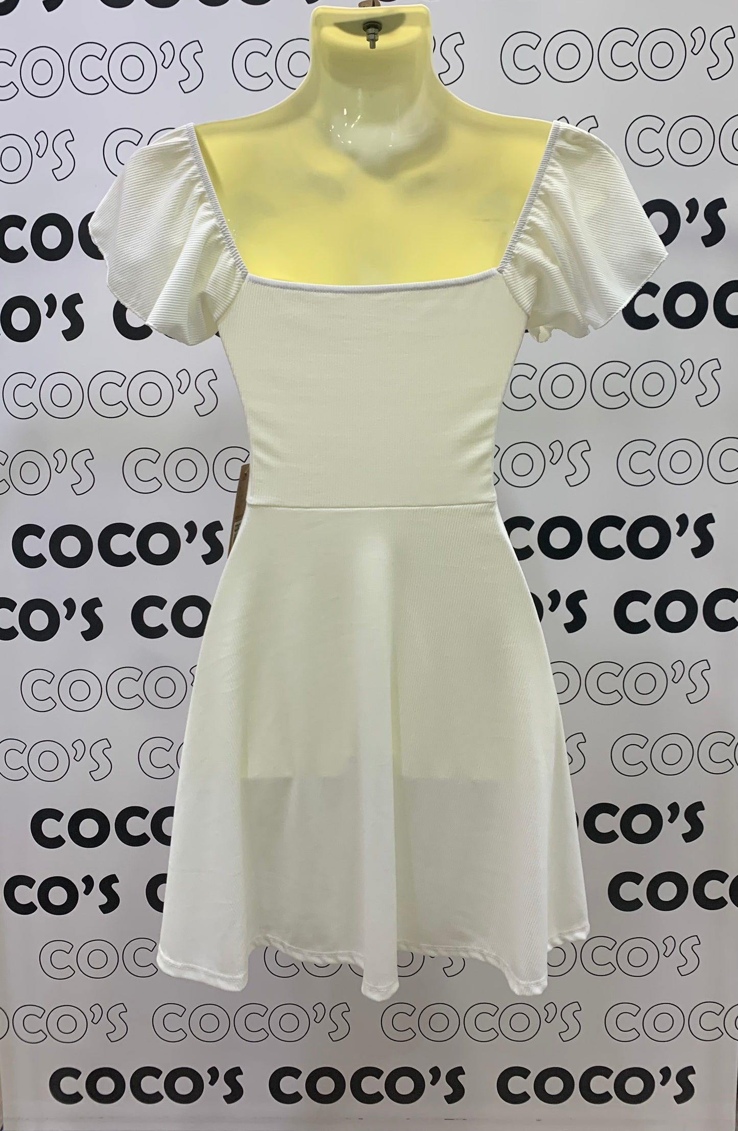 Vestido Blanco Mangas