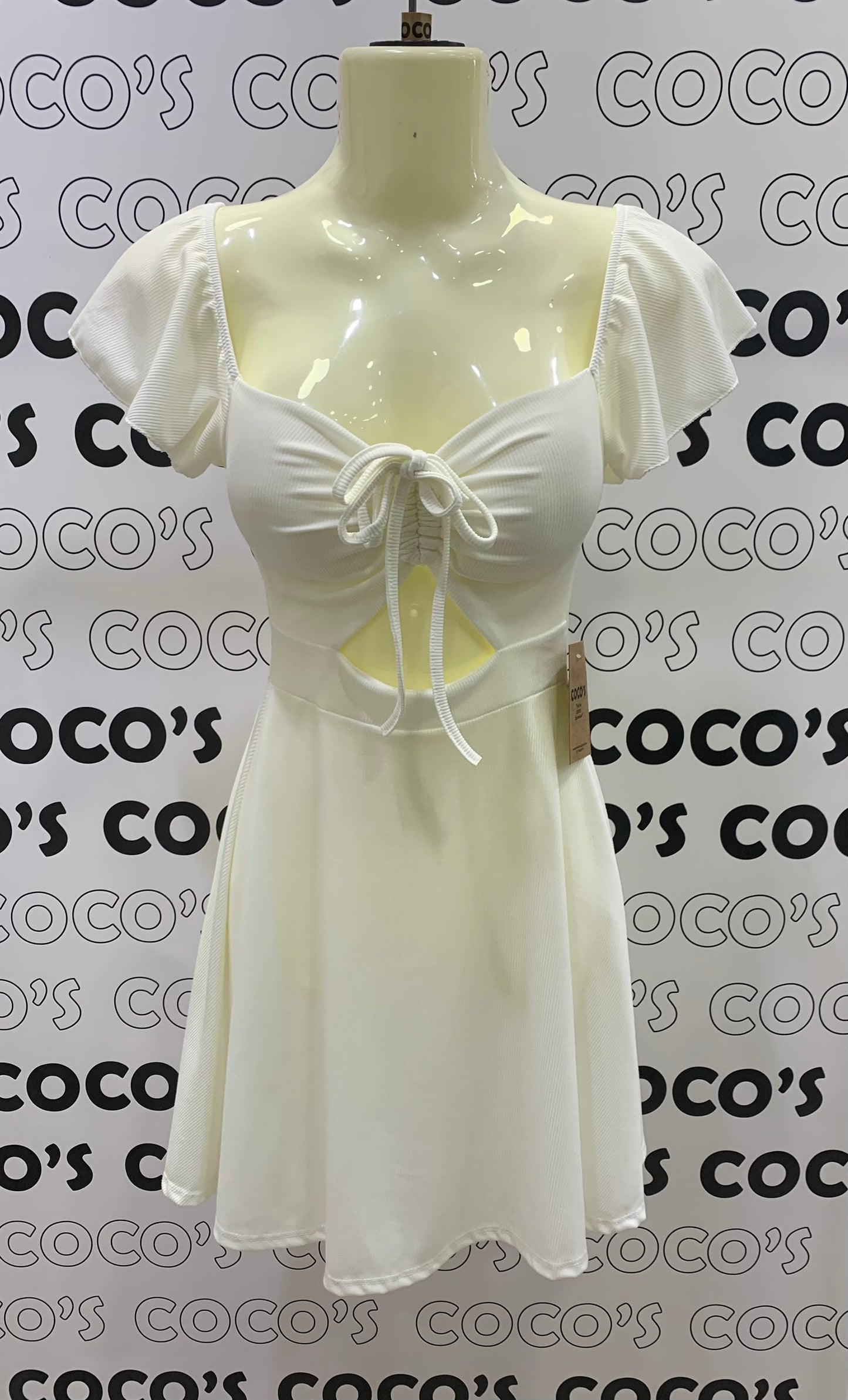 Vestido Blanco Mangas