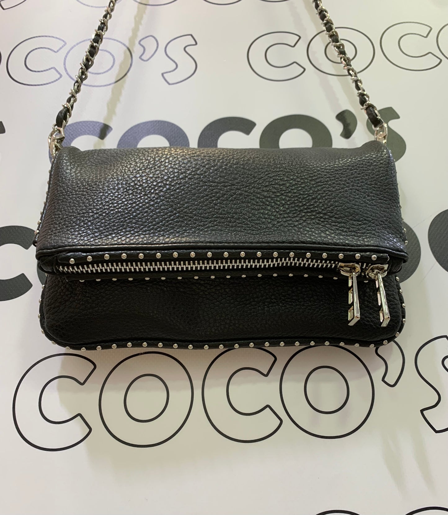 Bolso Tipo Cartera Negro