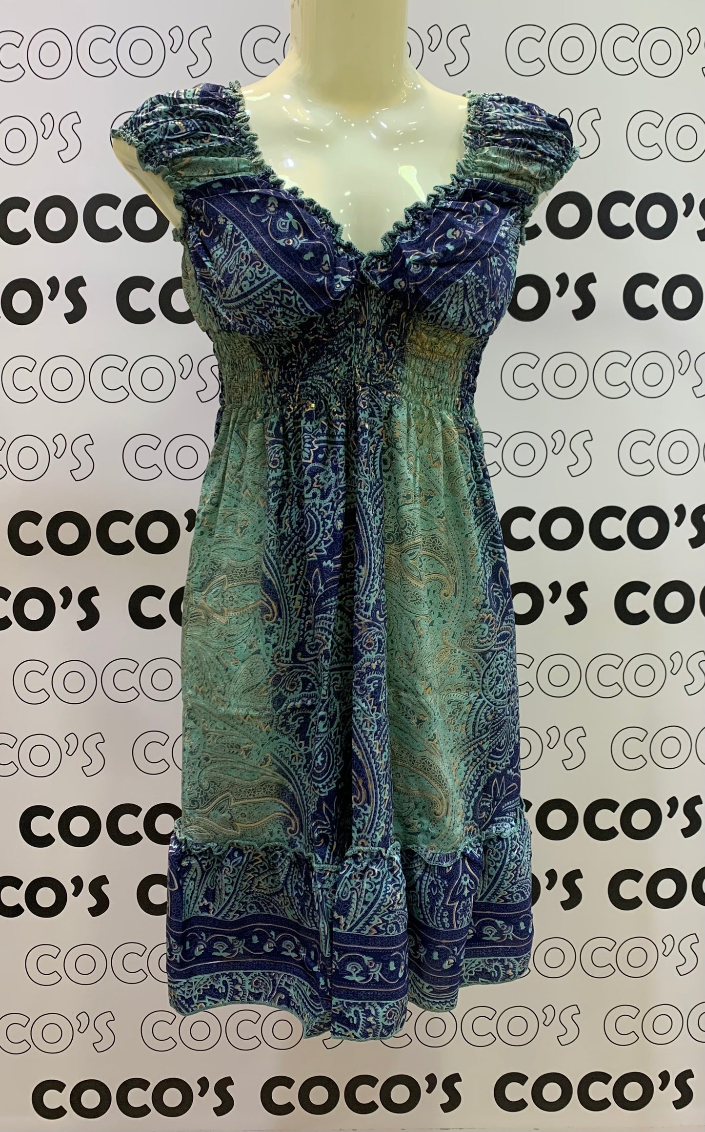 Vestido 1024SK Azul
