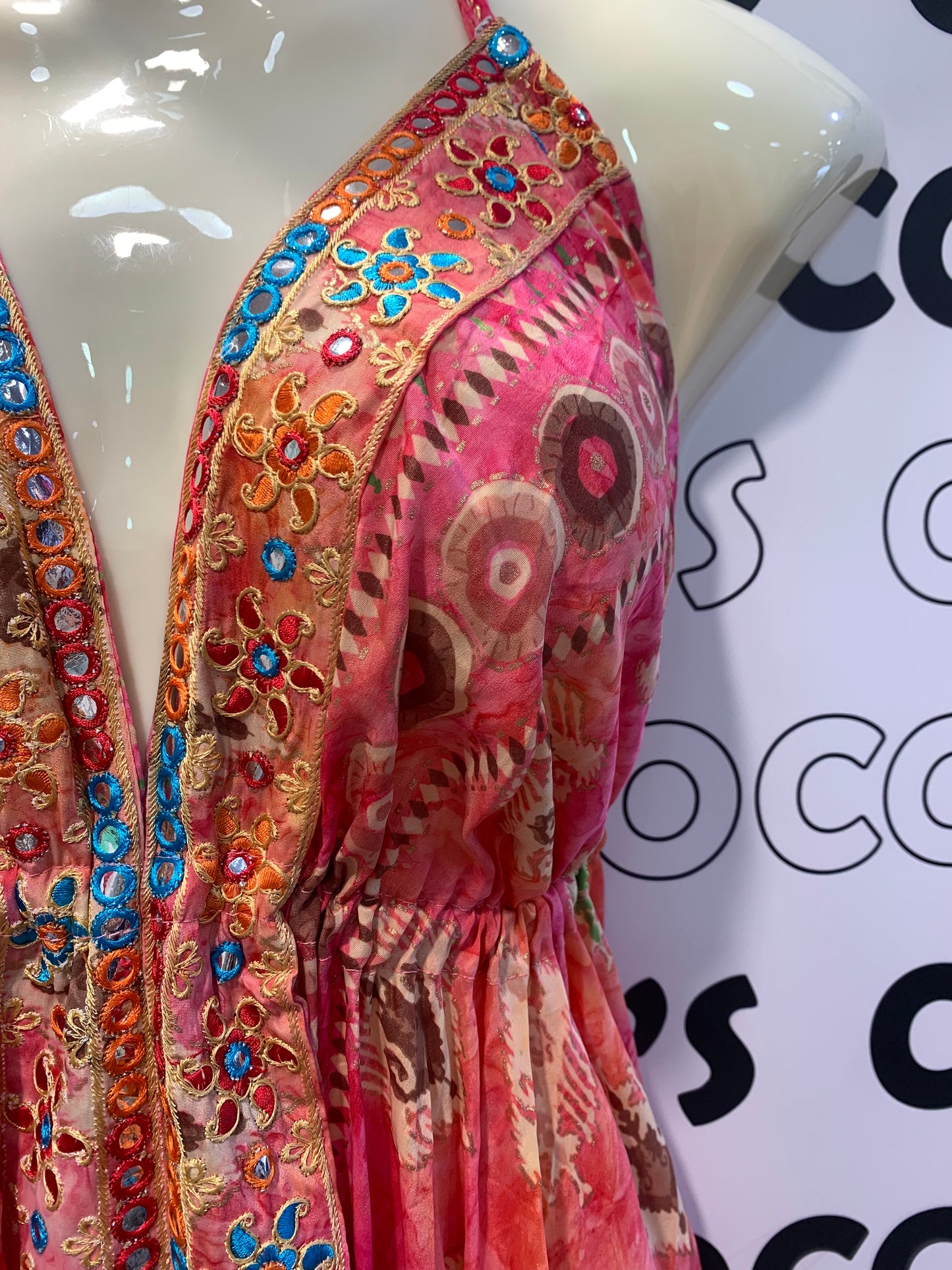 Vestido Espejos Rosa