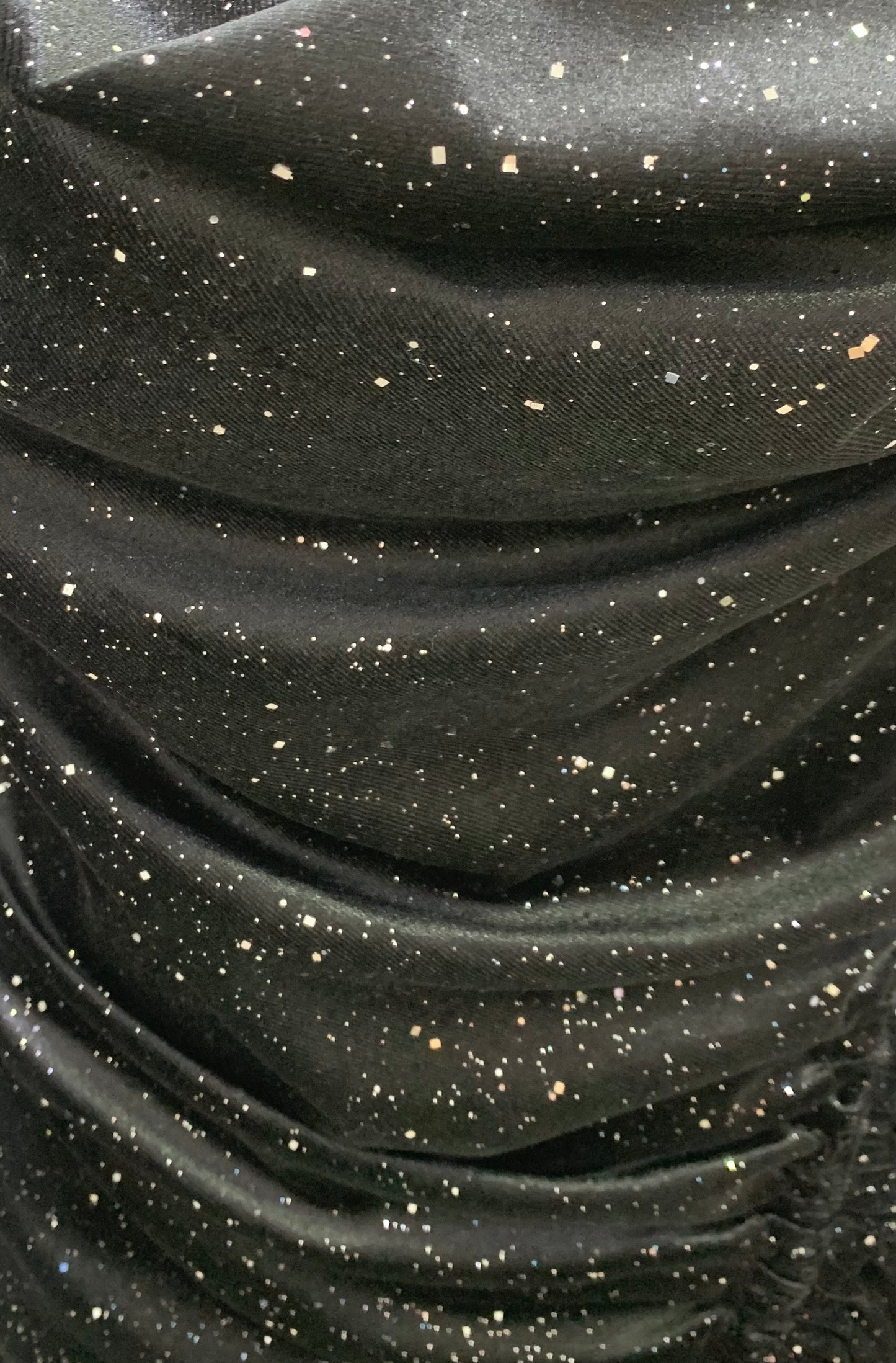 Vestido Corto Fiesta Terciopelo Negro