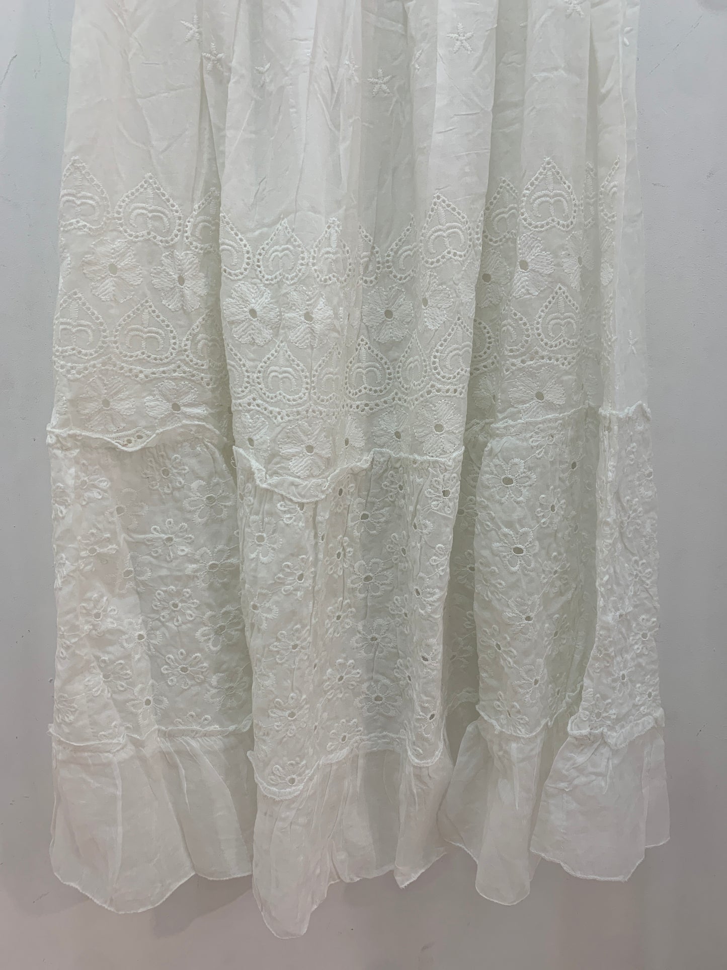 Falda Blanca Larga 416