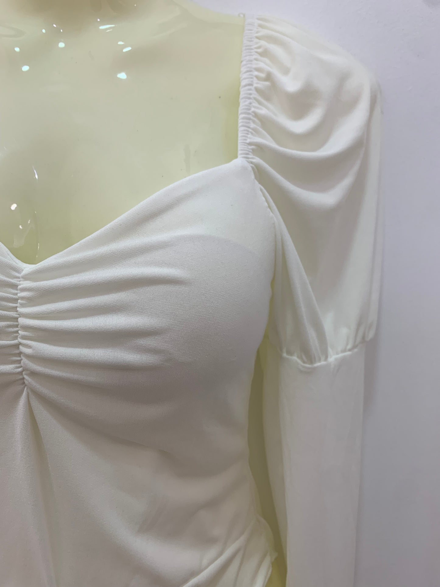 Body Blanco Manga Larga