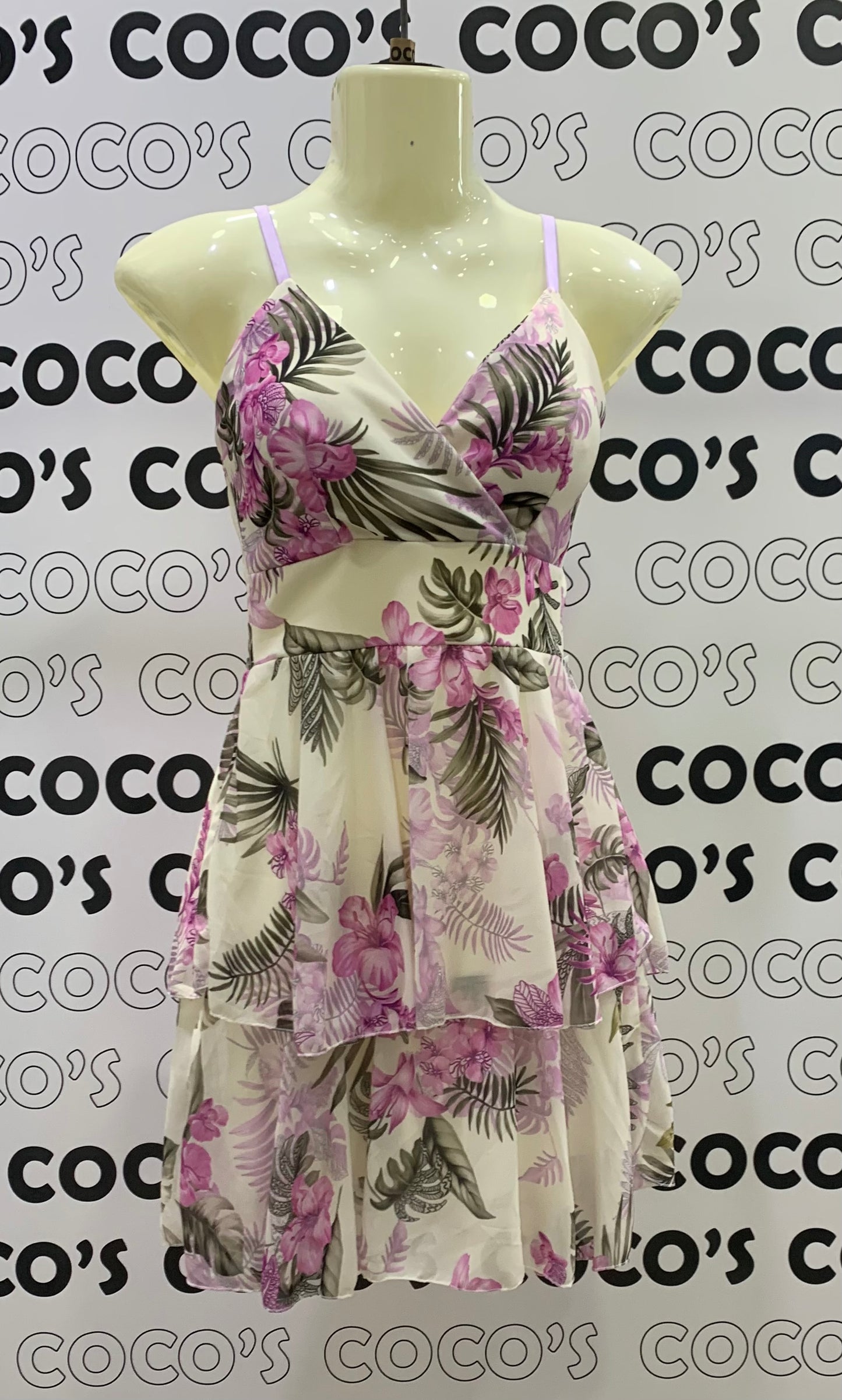 Vestido Flores Violeta