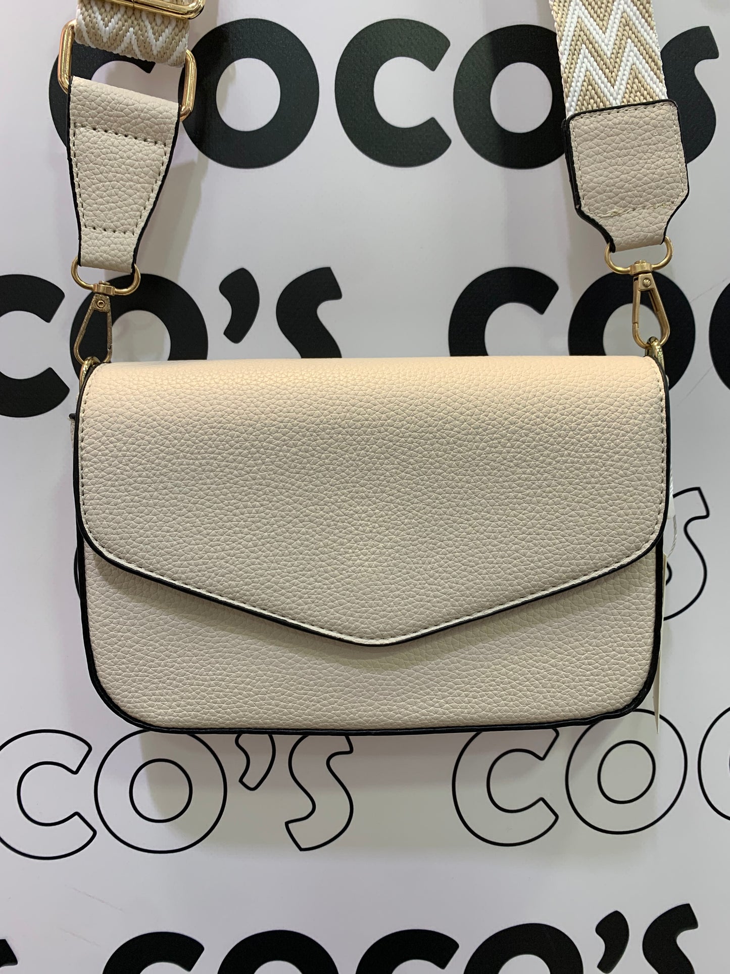 Bolso Bandolera Beige