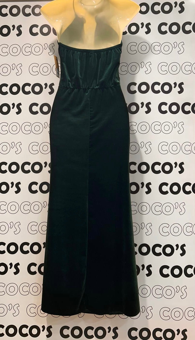 Vestido Collar Fiesta Verde