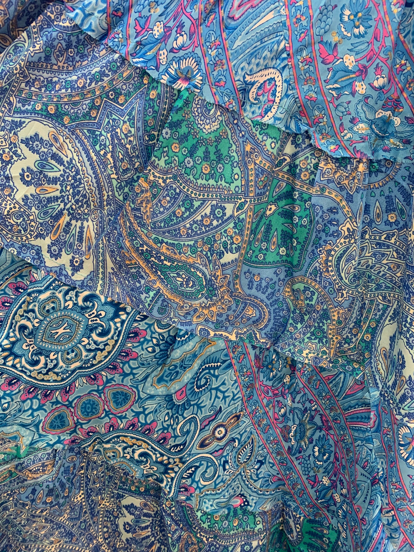 Falda Larga 810 Azul Claro