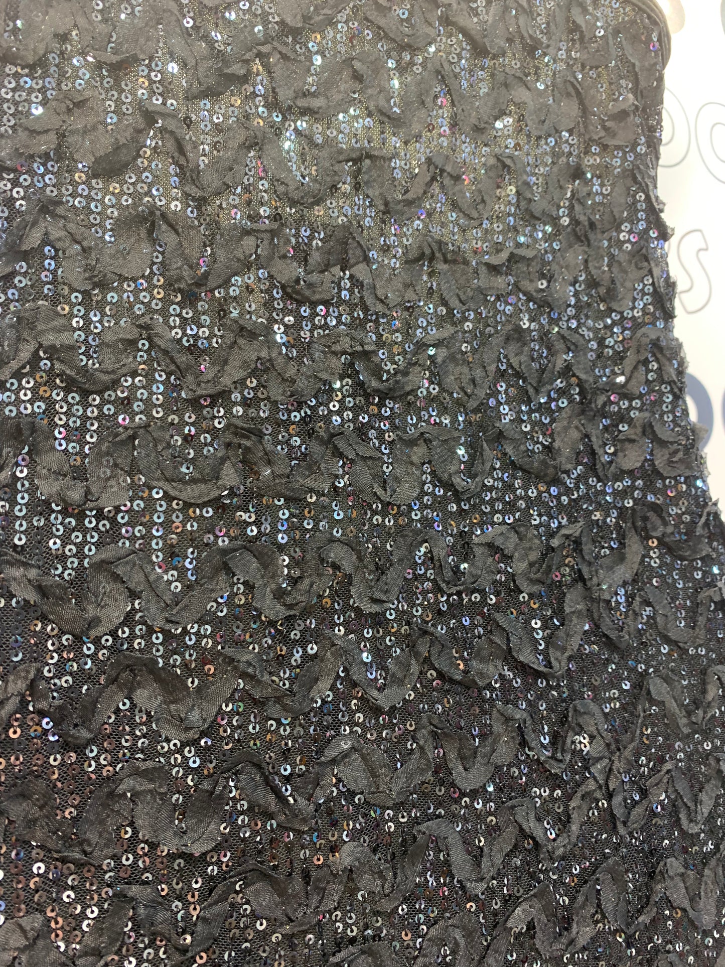 Vestido Fiesta Negro Lentejuelas