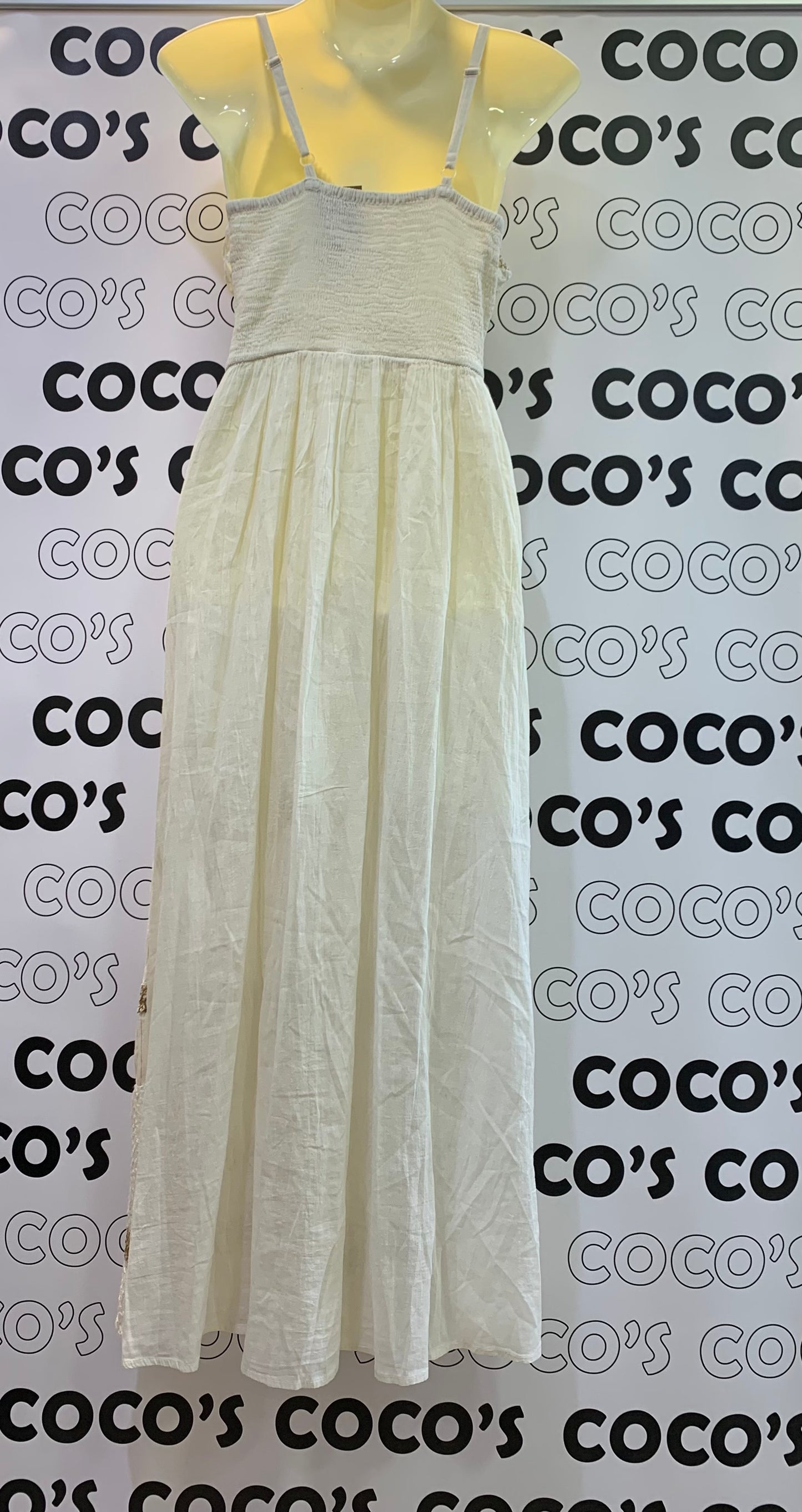 Vestido Largo Beige