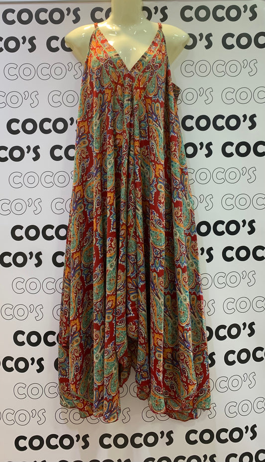 Vestido 6044 Rojo Cachemira