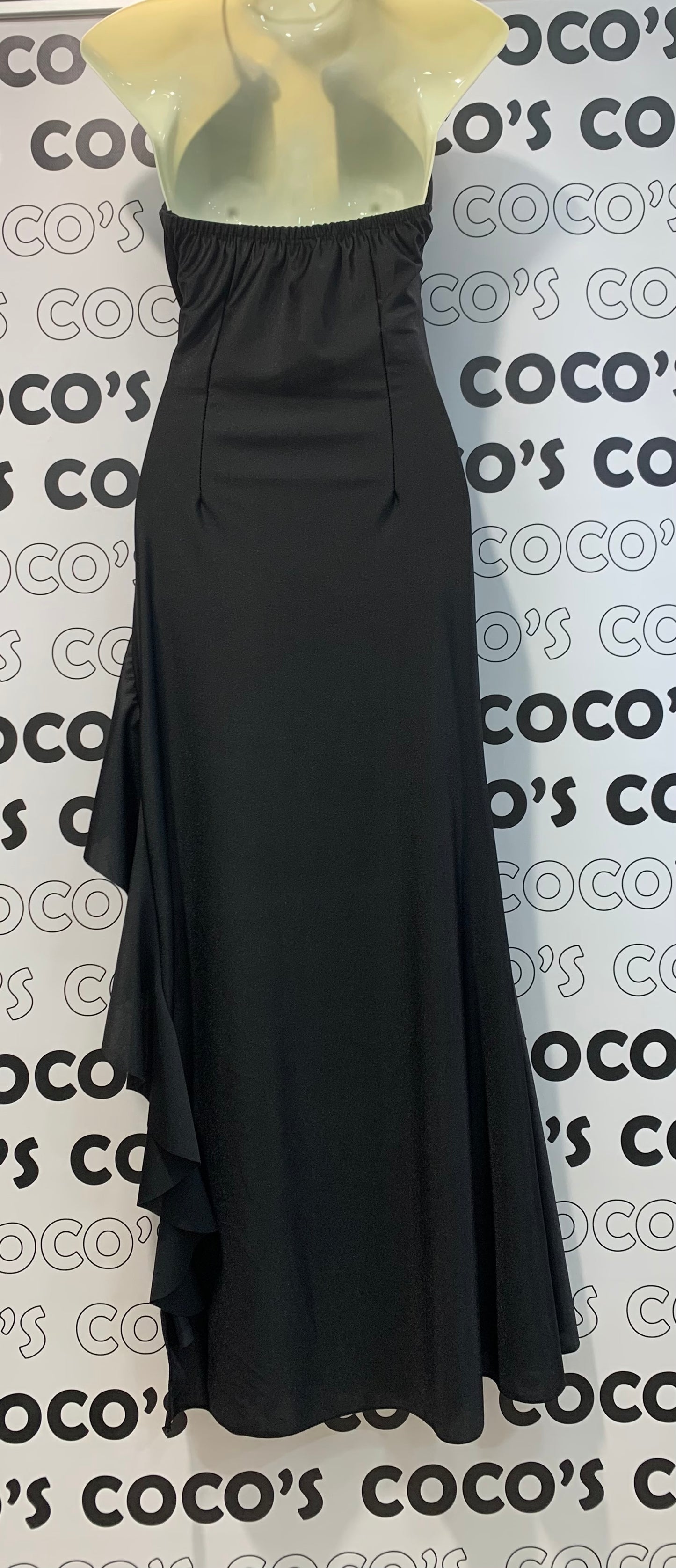 Vestido Collar Fiesta Negro