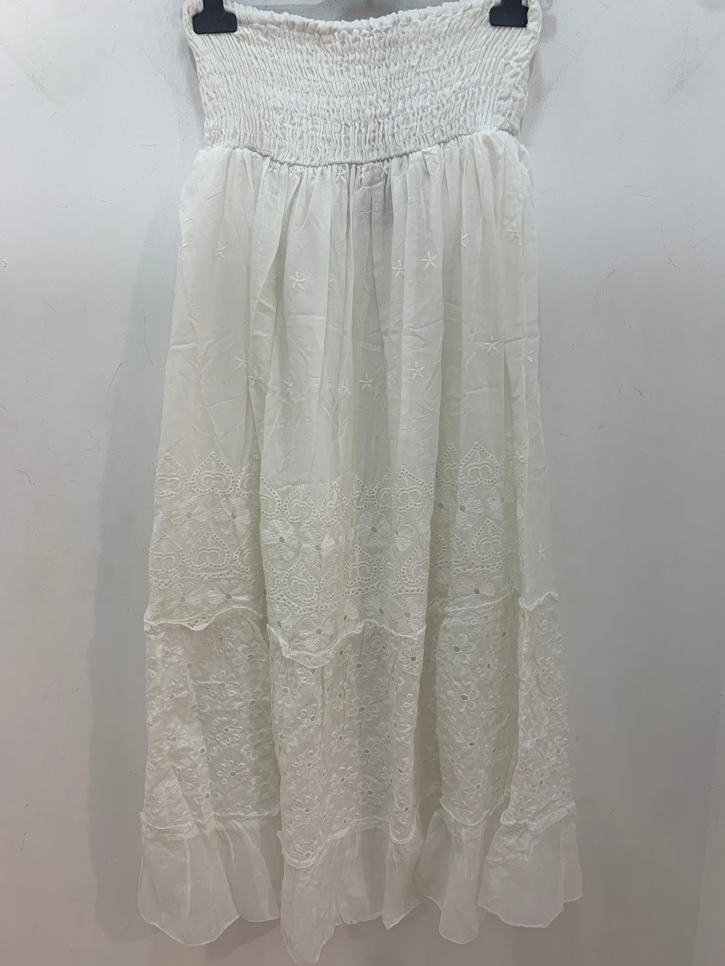 Falda Blanca Larga 416