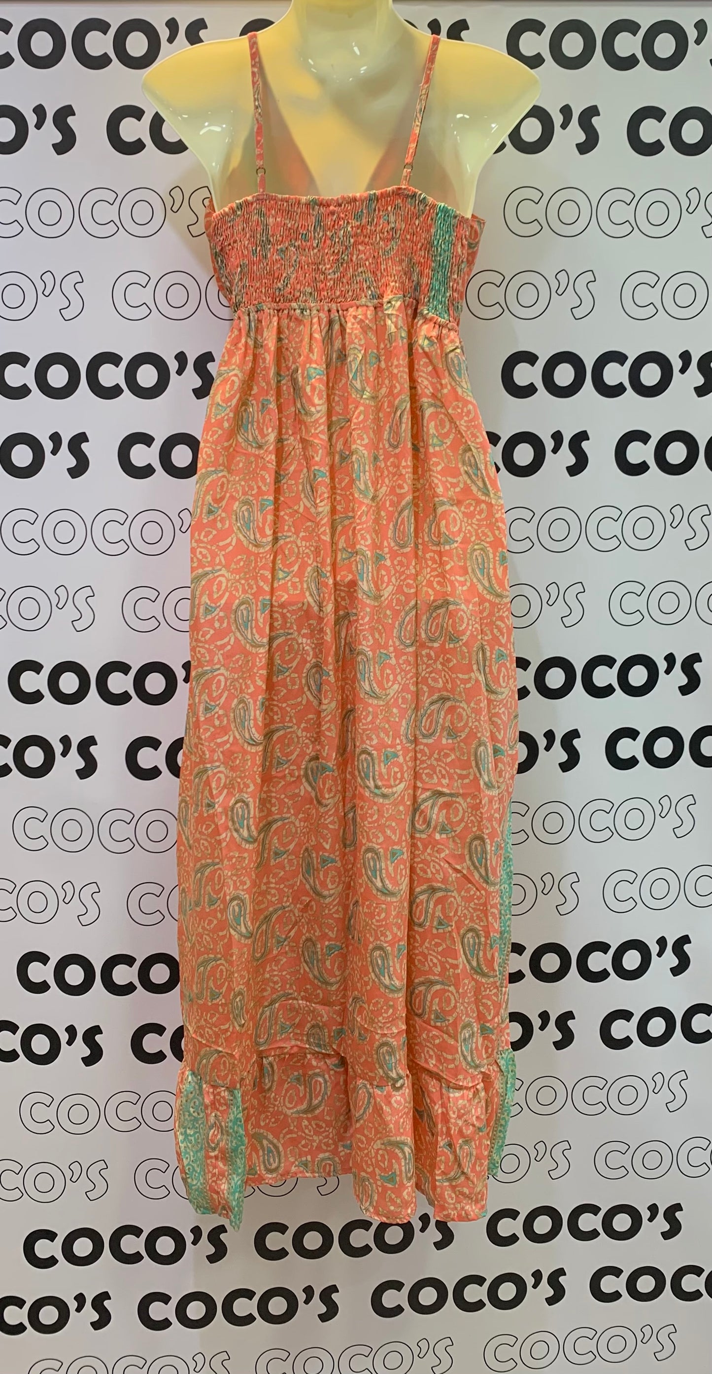 Vestido ZOYA Naranja Fluor