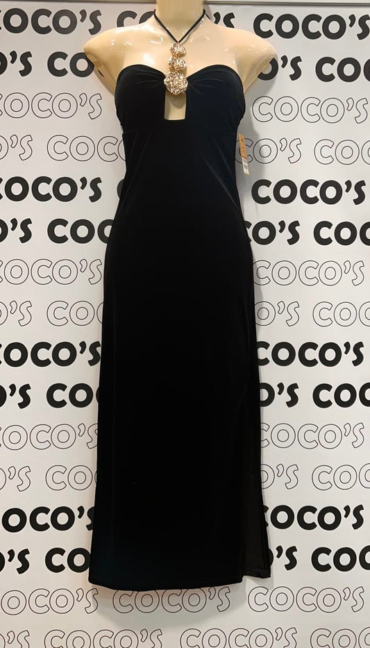 Vestido Palabra Honor Negro