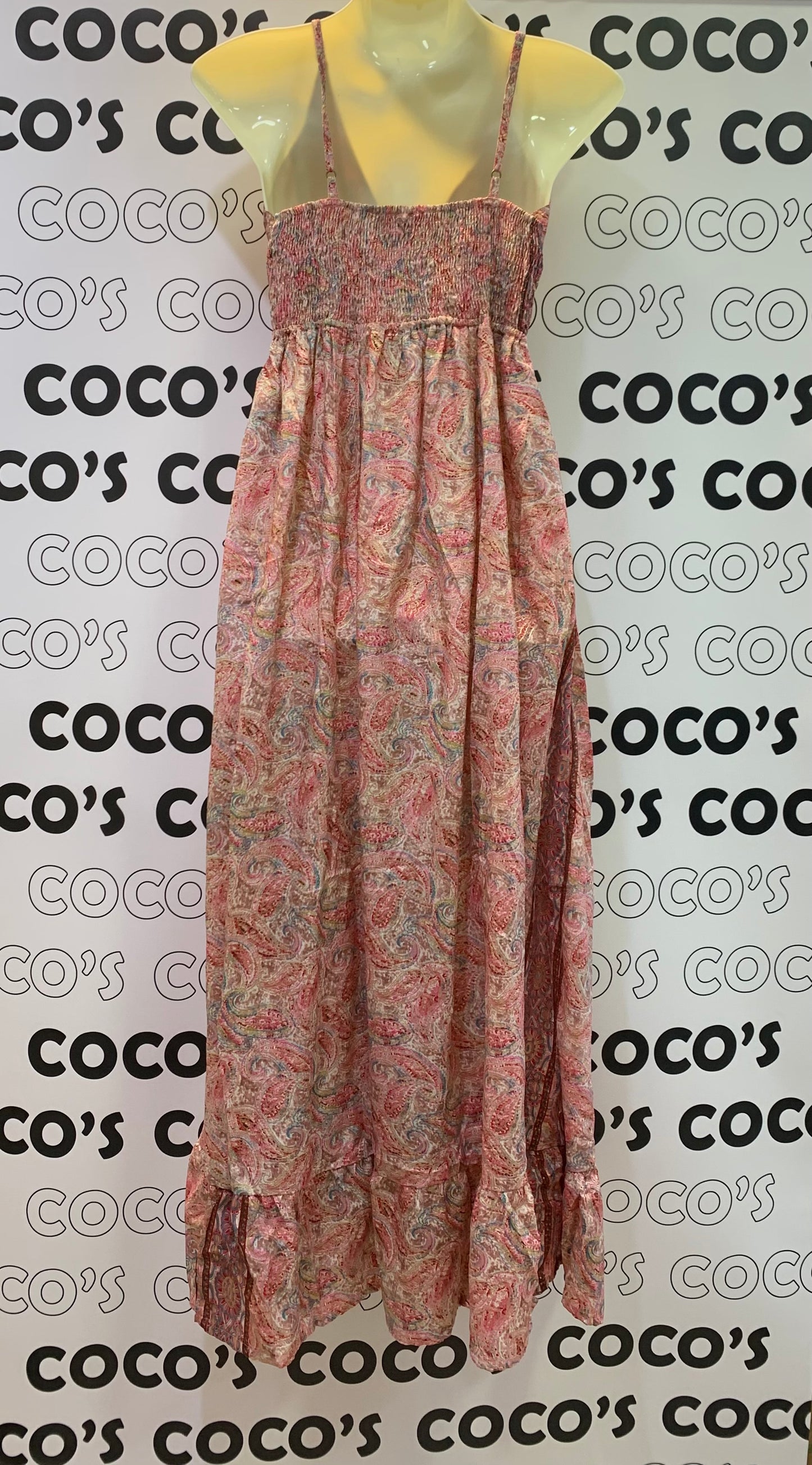 Vestido ZOYA Amarronado Rosa Cachemira