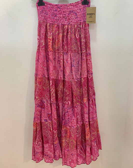 Falda Larga 810 Rosa