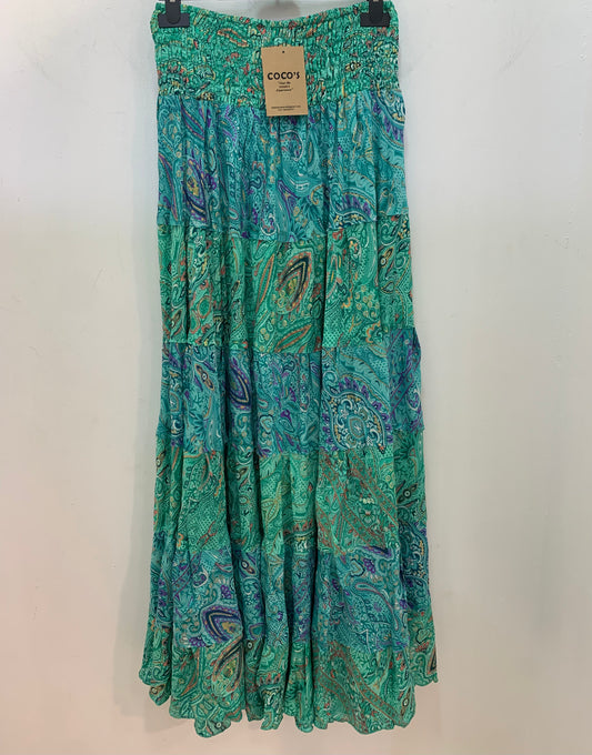 Falda Larga 810 Verde Agua