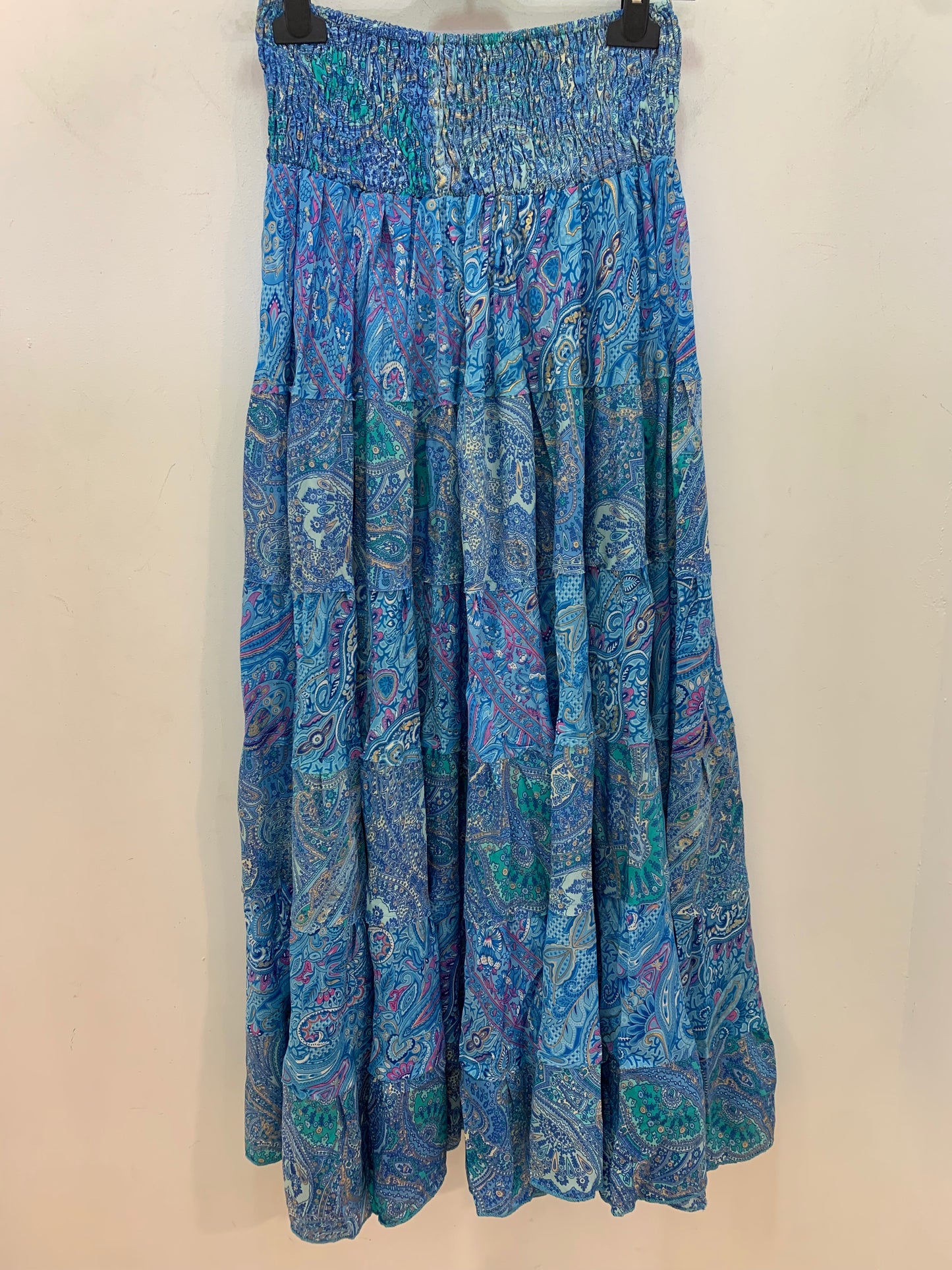 Falda Larga 810 Azul Claro